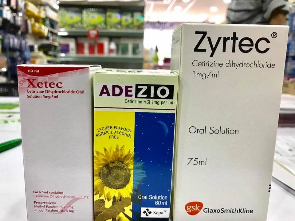 zyrtec vs adezio
